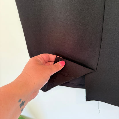 Pagani Size 12 Black Pencil Skirt