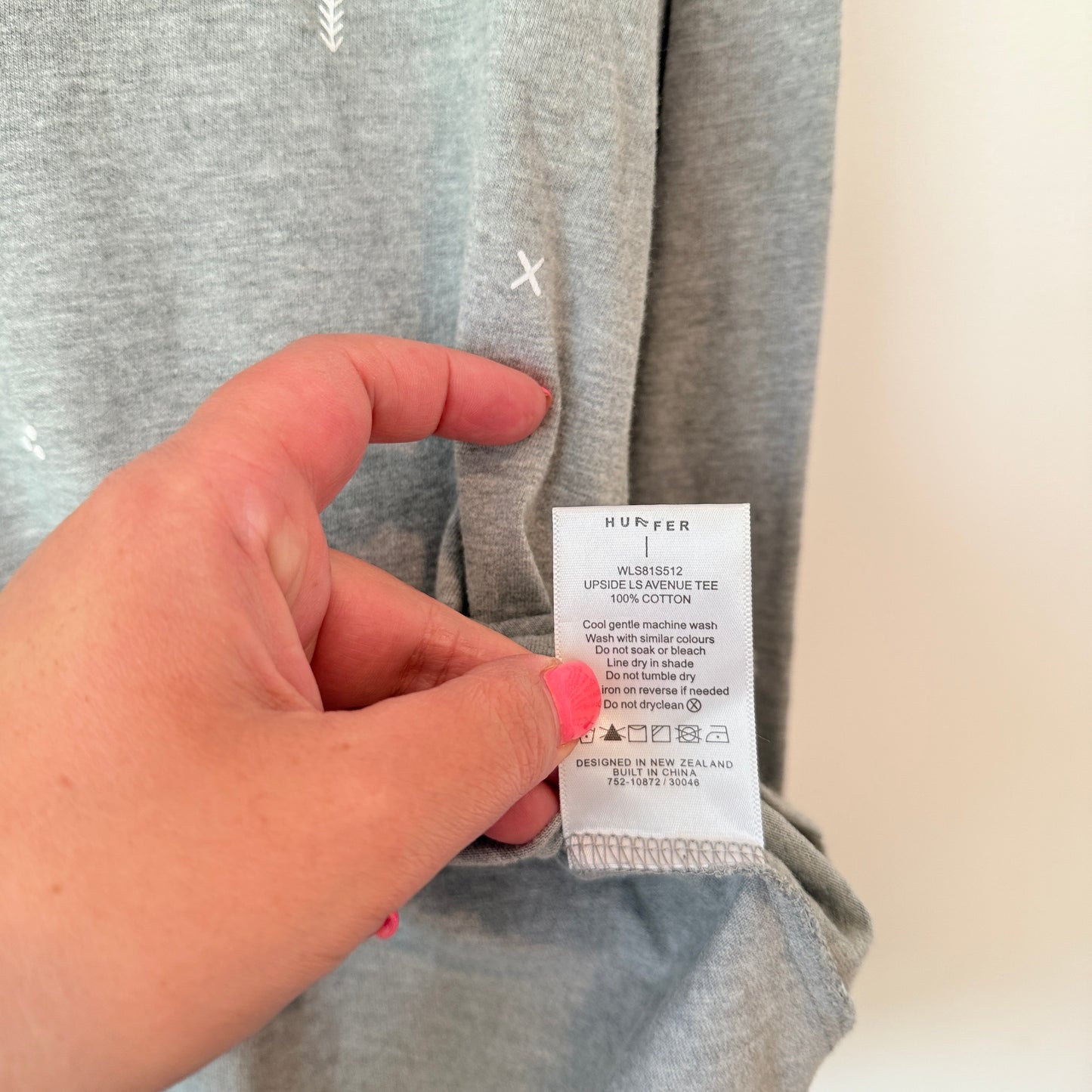 Huffer Size 6 Upside L/Sleeve Avenue Tee