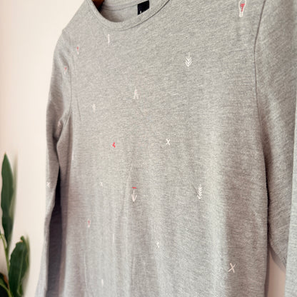 Huffer Size 6 Upside L/Sleeve Avenue Tee