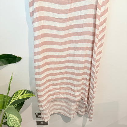 Puro Lino Striped Linen Sleeveless Dress – One Size