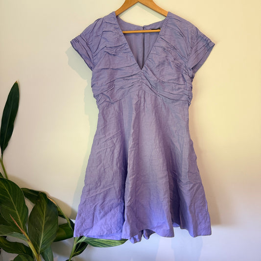 Country Road Size 12 Linen Blend Mini Dress