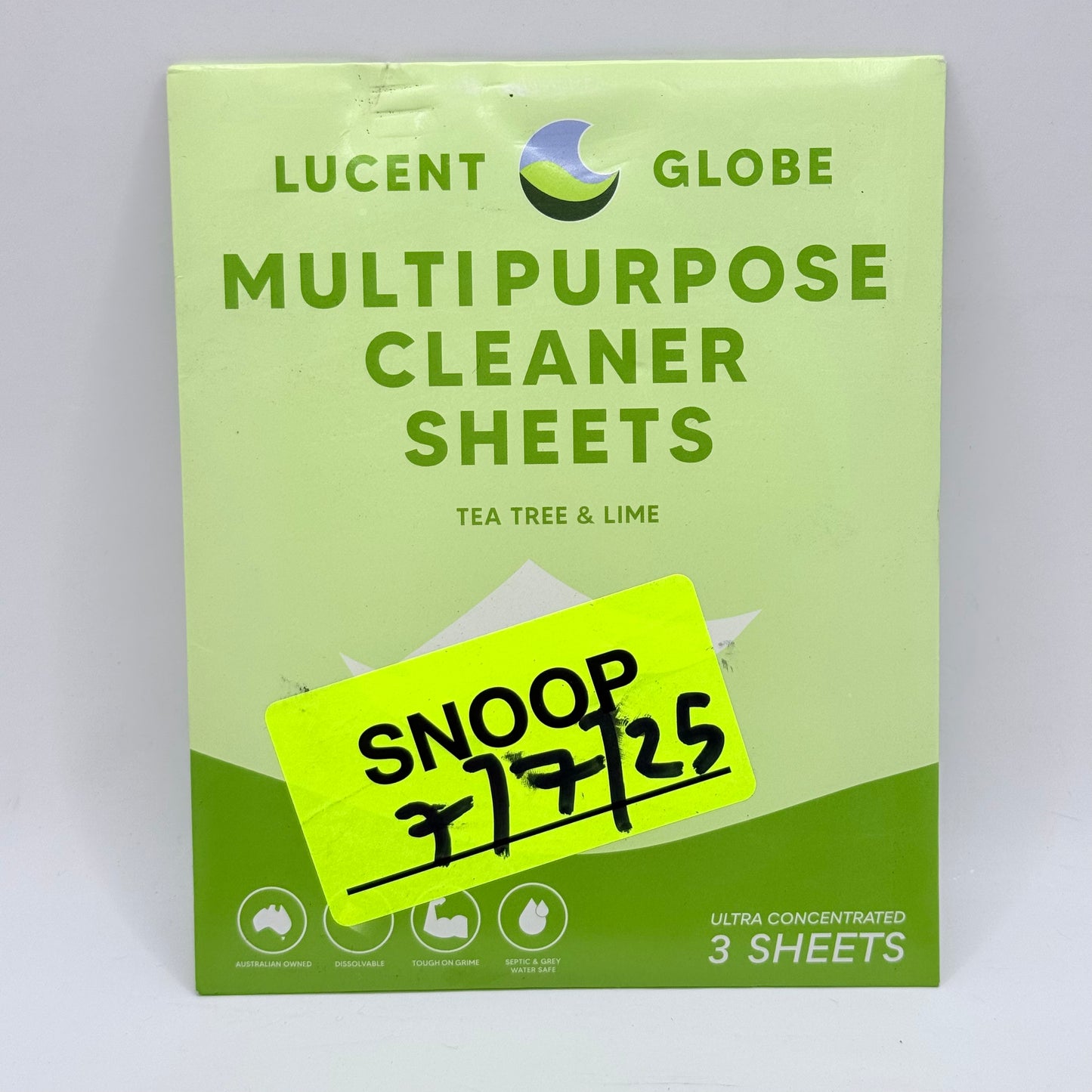 Lucent Globe Multipurpose Cleaner Sheets 3 Pack