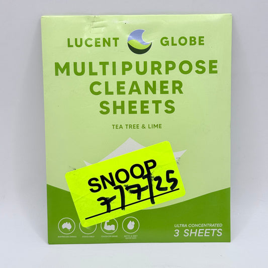 Lucent Globe Multipurpose Cleaner Sheets 3 Pack