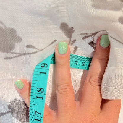 PURO LINO Floral Linen Dress – One Size