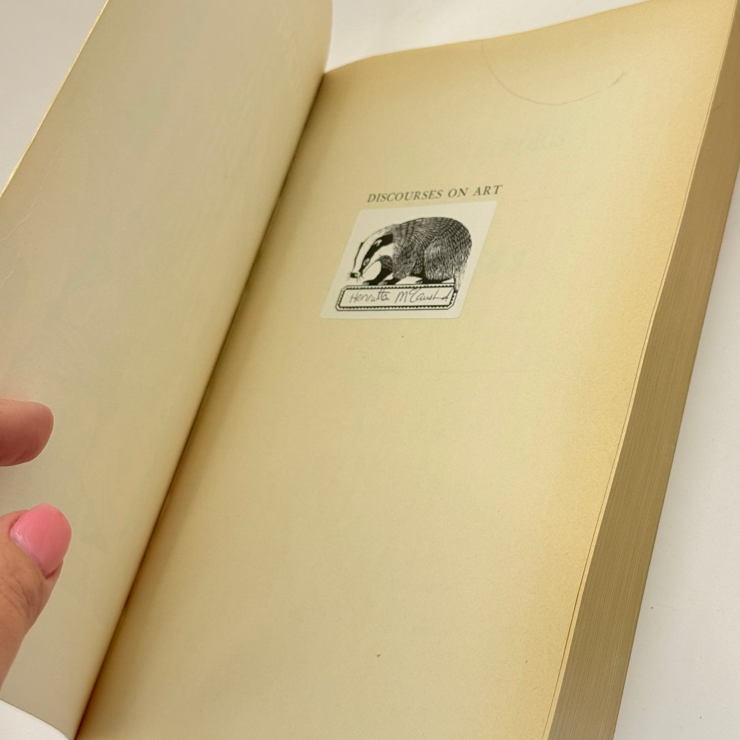 Discourses on Art by Sir Joshua Reynolds