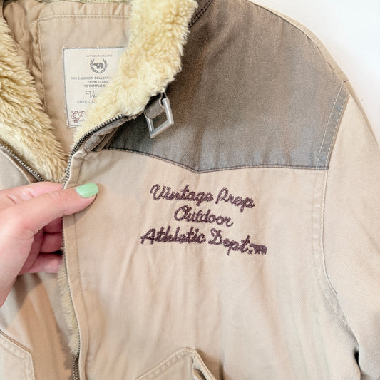 Vintage EJ Prep League Quilted Embroidered Jacket - 51cm U/Arm