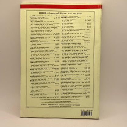 Schubert Lieder: Neue Ausgabe / Band I by Franz Schubert