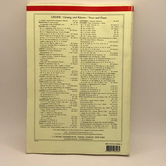 Schubert Lieder: Neue Ausgabe / Band I by Franz Schubert