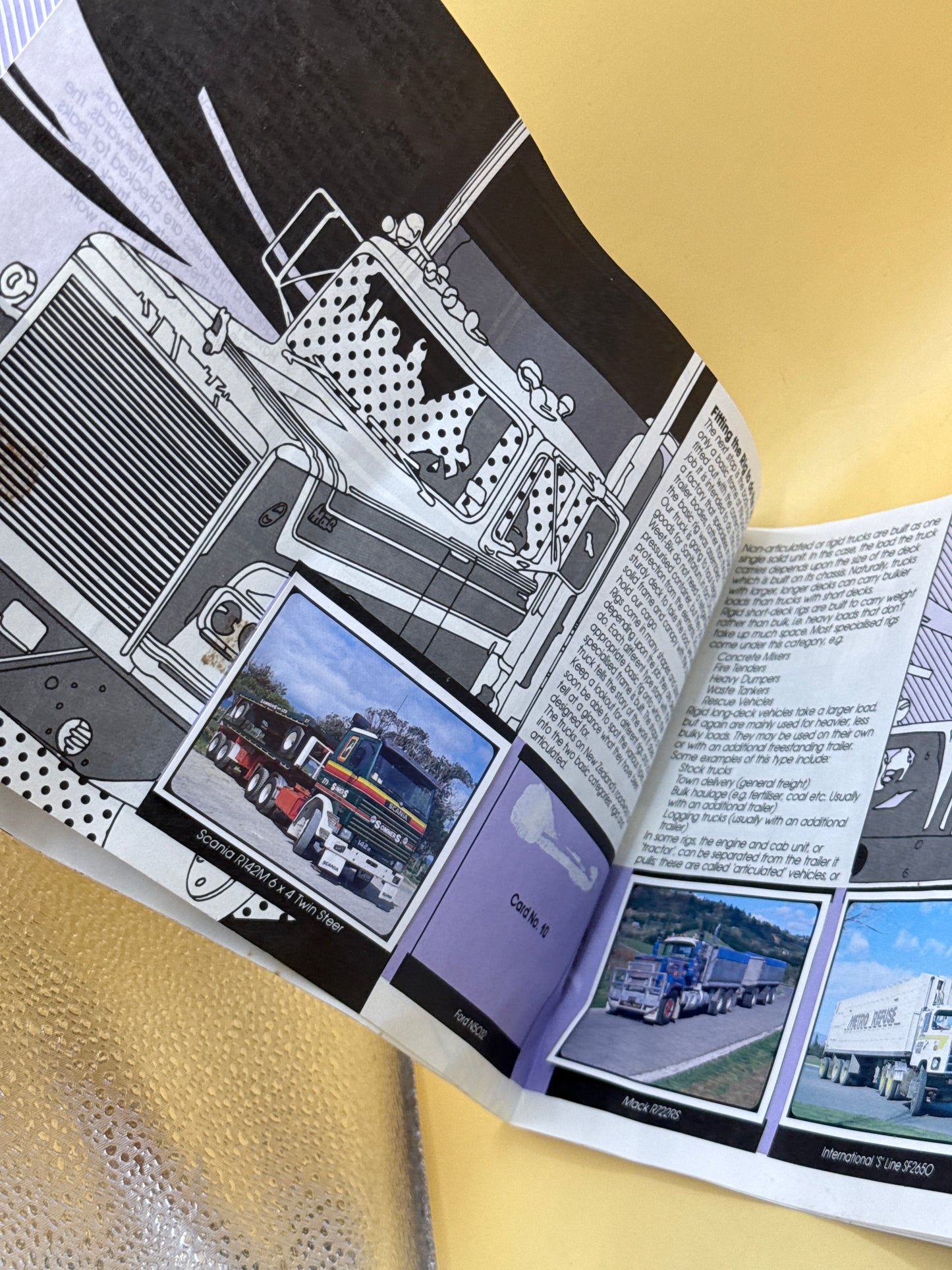 Big Rigs Weet-Bix Card Album by Sanitarium Health Food Company