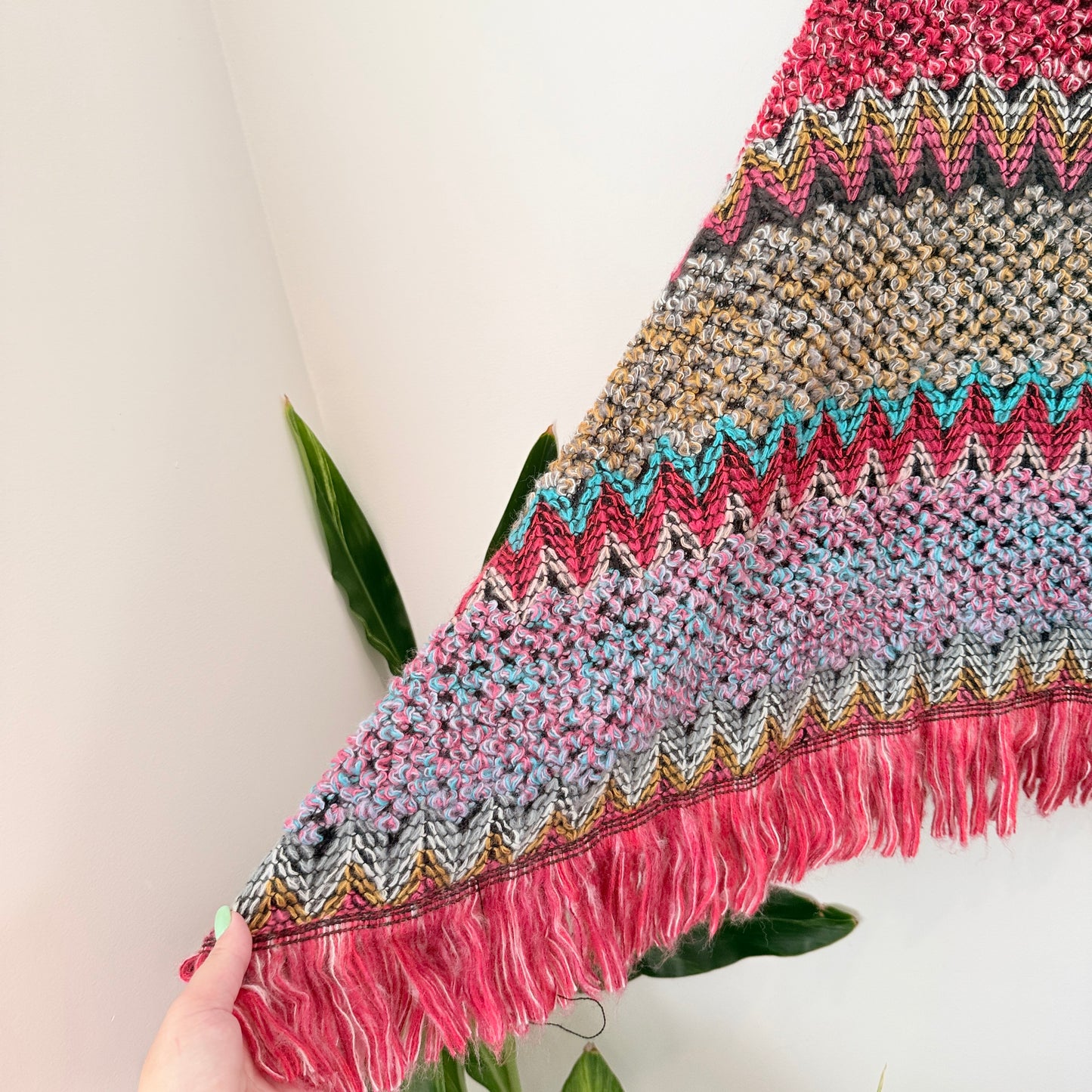 Brand Unknown Boho Knit Poncho