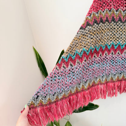 Brand Unknown Boho Knit Poncho