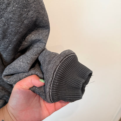 Globe Size Large Zip-Front Hoodie Jacket