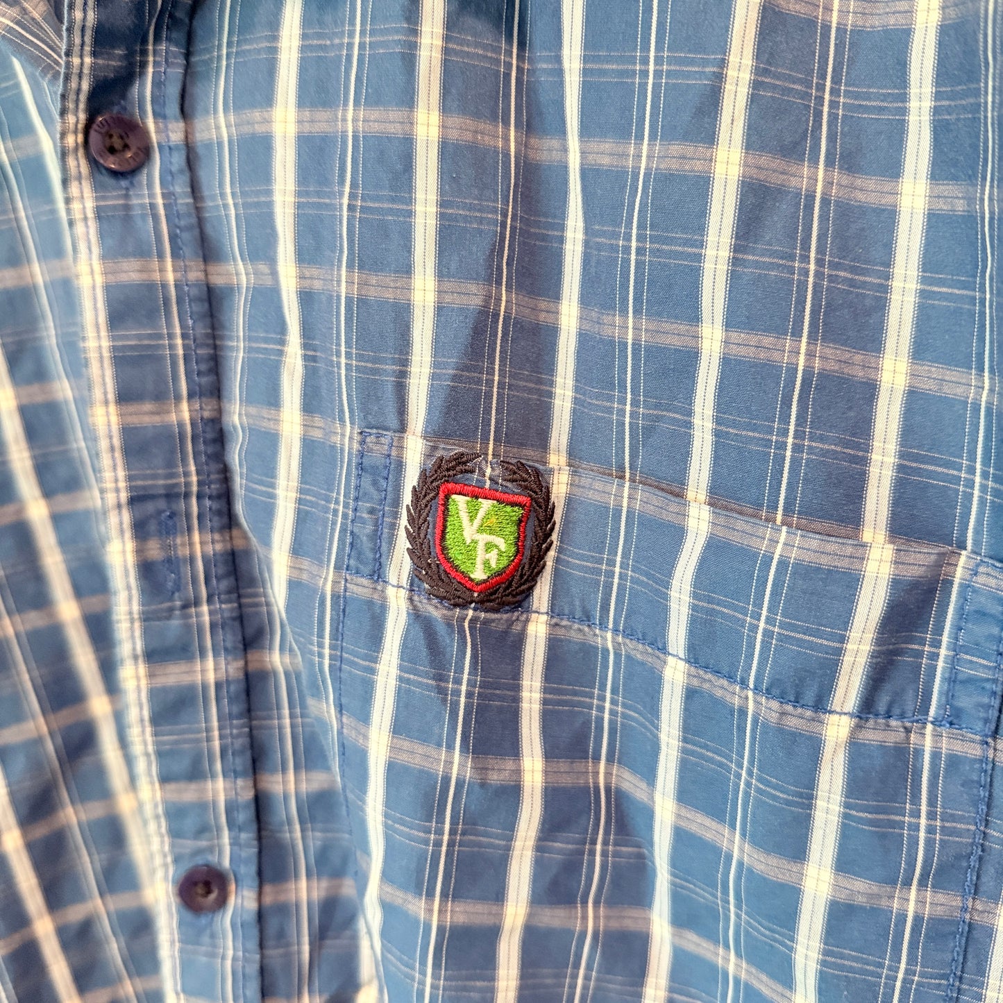 Vettorio Fratini Size XL Plaid Long-Sleeve Shirt