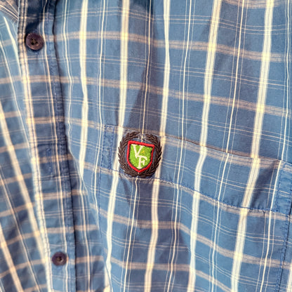 Vettorio Fratini Size XL Plaid Long-Sleeve Shirt