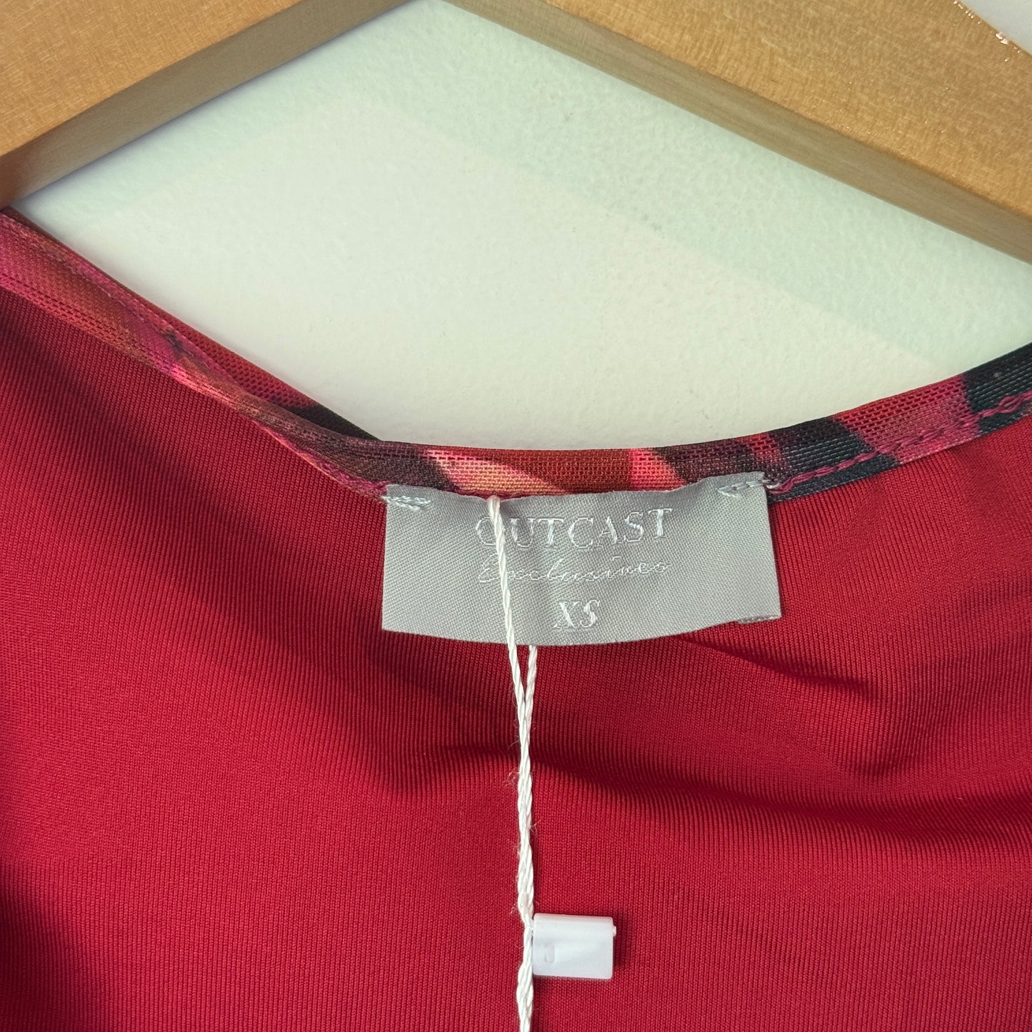 Outcast Exclusives Pink Floral Mesh Ruffle Mini Dress - Size XS