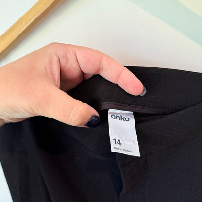 Anko Size 14 Black Trousers