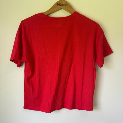 Anko Red "JOY" Studded Cotton T-Shirt - Size Kids 14