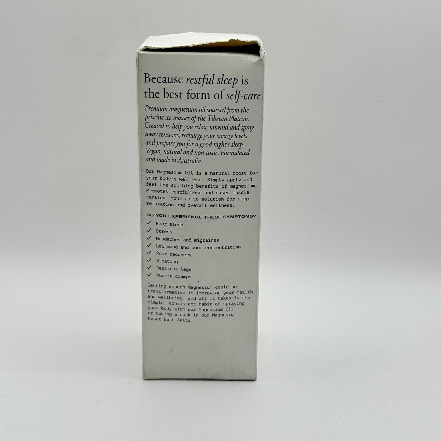 Salt Lab Magnesium Oil Rest & Recharge Spray - 200ml