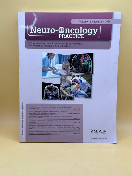 Neuro-Oncology Practice Volume 12 Issue 3 2025 by Oxford University Press