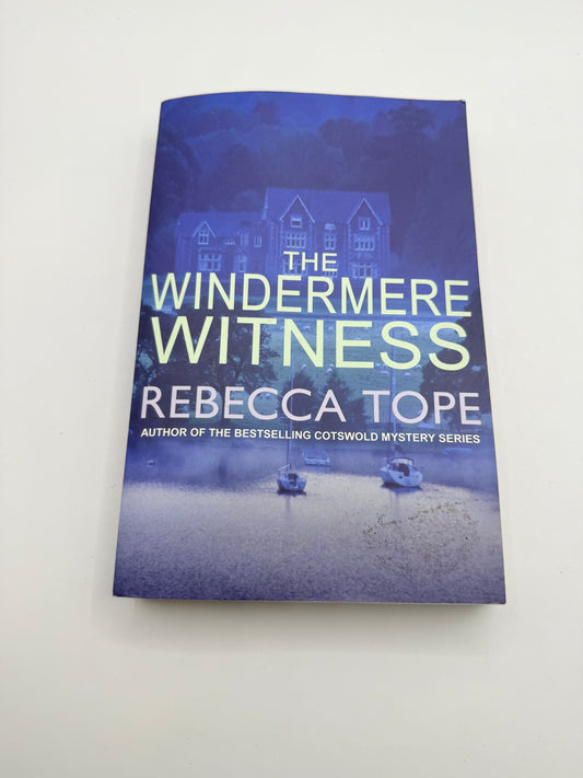The windermere witness by rebecca tope - print books printed media