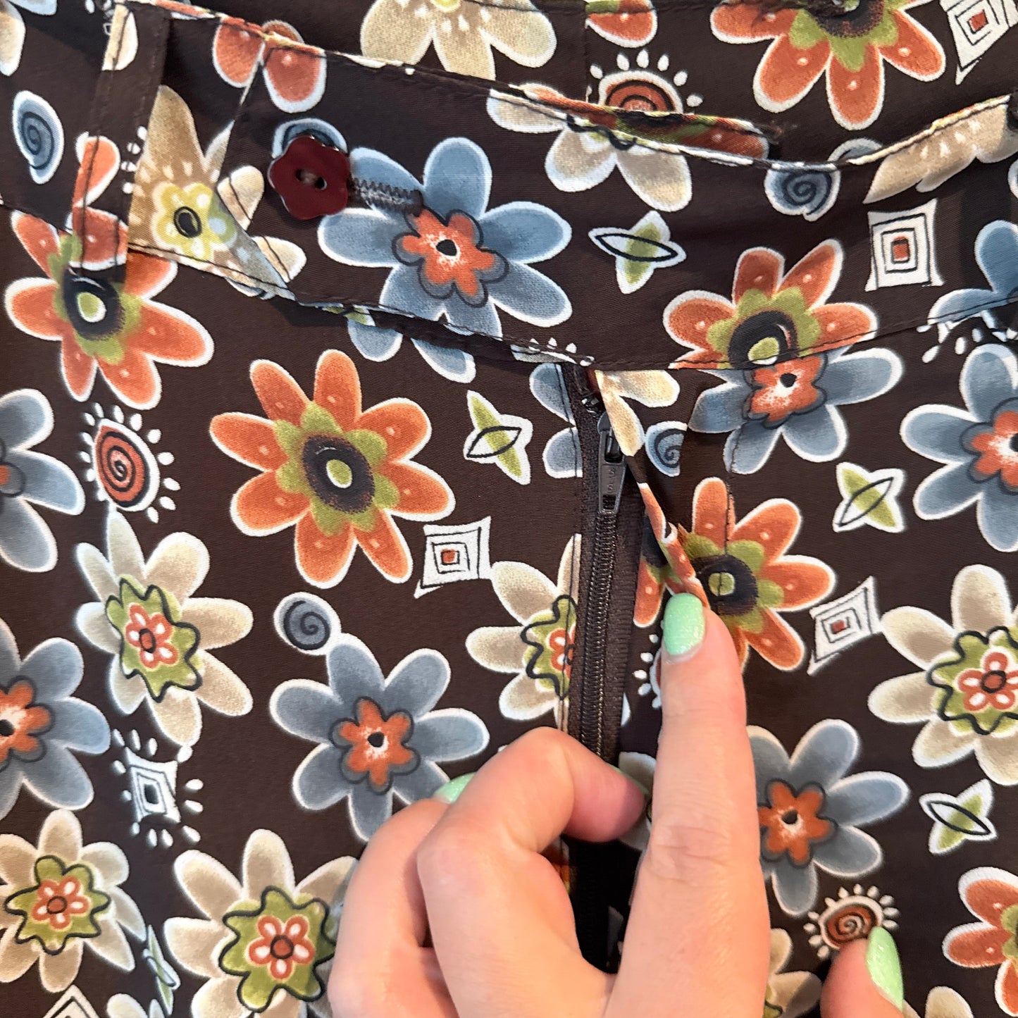 Vintage Frenzi High-Waist Wide-Leg Trousers - 72cm Waist