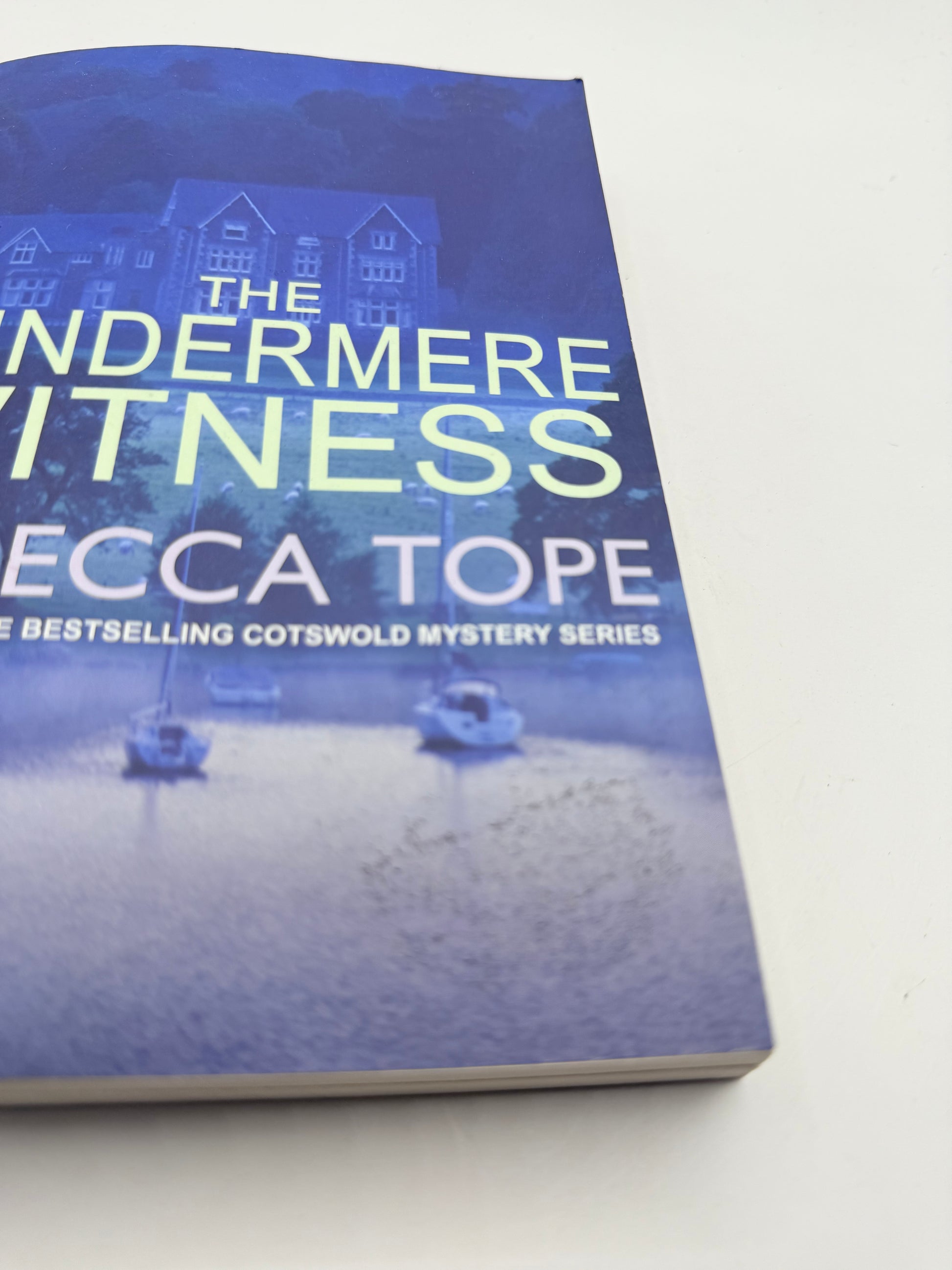 The windermere witness by rebecca tope - print books printed media
