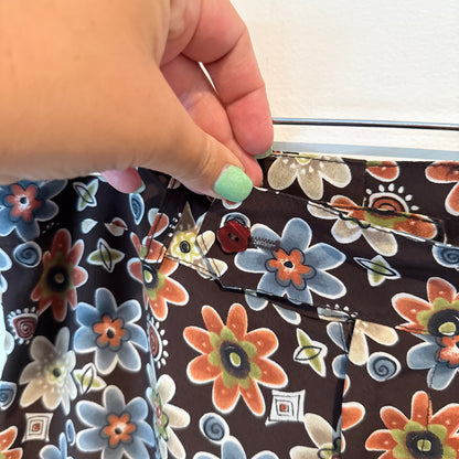 Vintage Frenzi High-Waist Wide-Leg Trousers - 72cm Waist