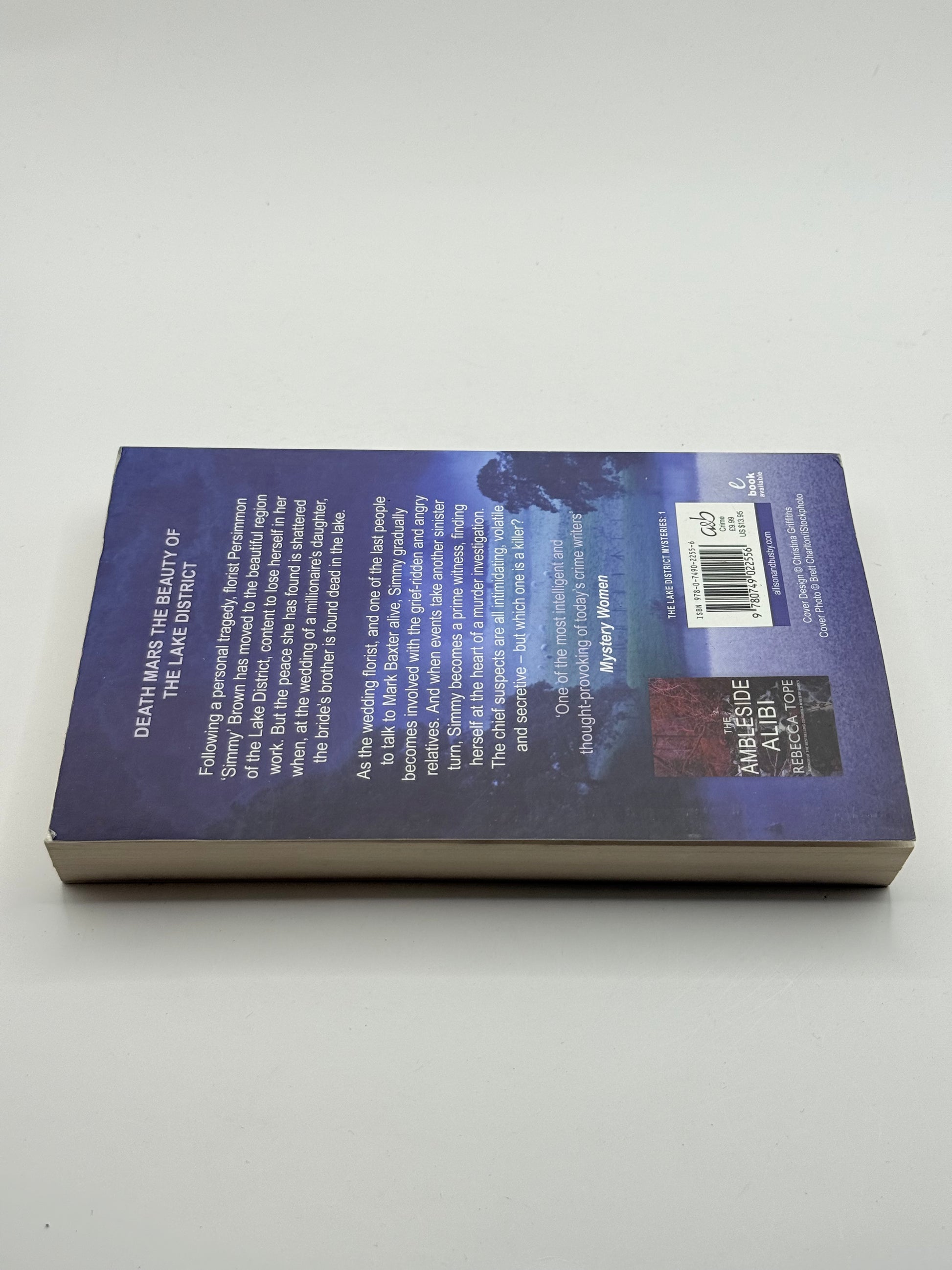 The windermere witness by rebecca tope - print books printed media