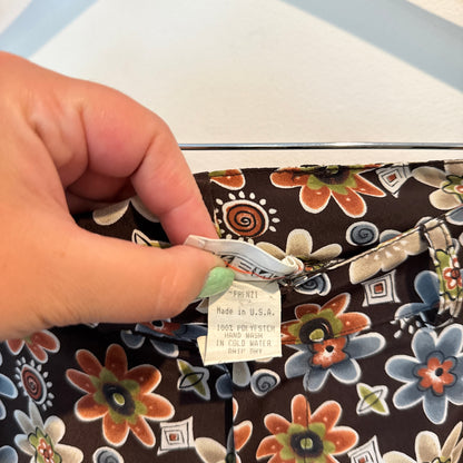 Vintage Frenzi High-Waist Wide-Leg Trousers - 72cm Waist