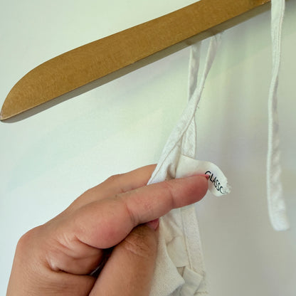 Glassons Ruched Halter Top White - Size 10