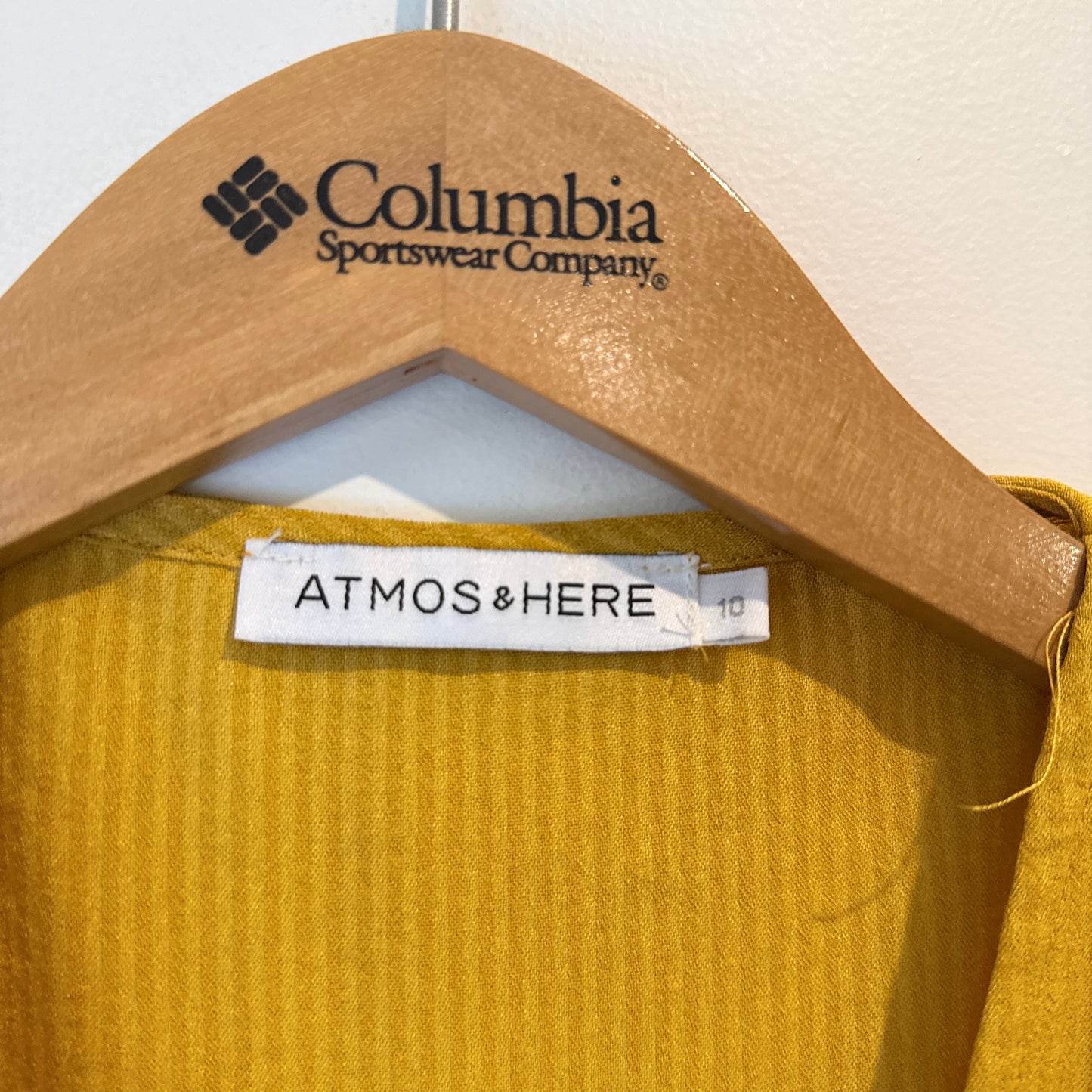 Atmos & Here Size 10 Button-Through Midi Dress