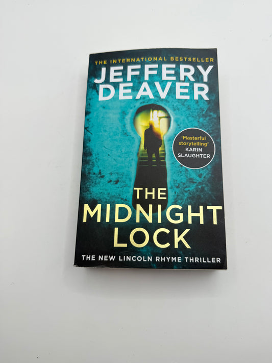 The midnight lock by jeffery deaver - print books printed media