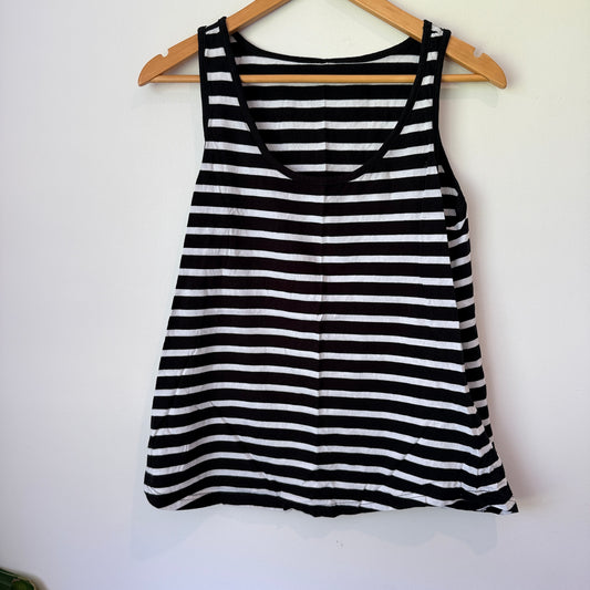 Brand Unknown U/Arm to U/Arm 46cm Striped Tank Top