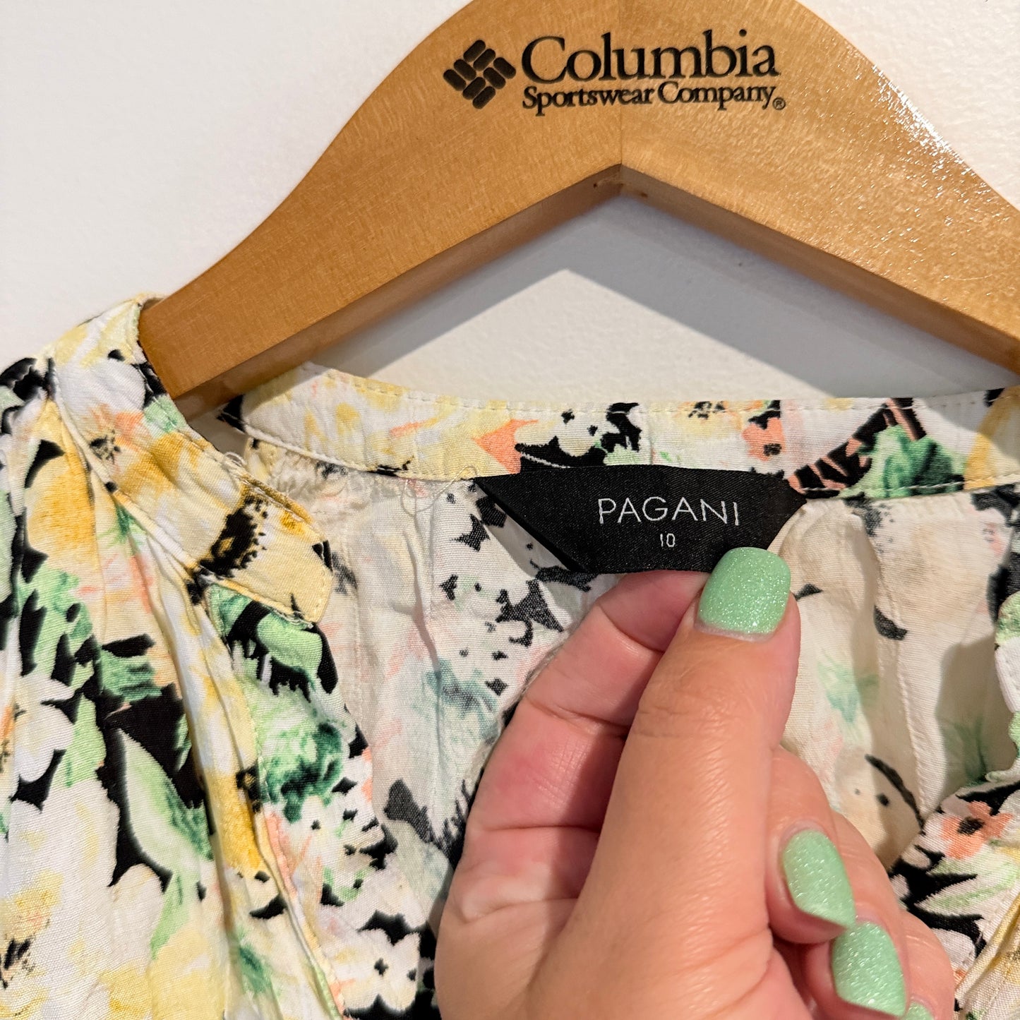 Pagani Size 10 Floral Blouse