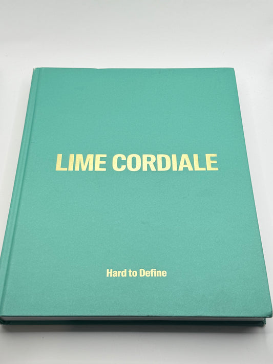 Lime cordiale hard to define photobook - print books printed media