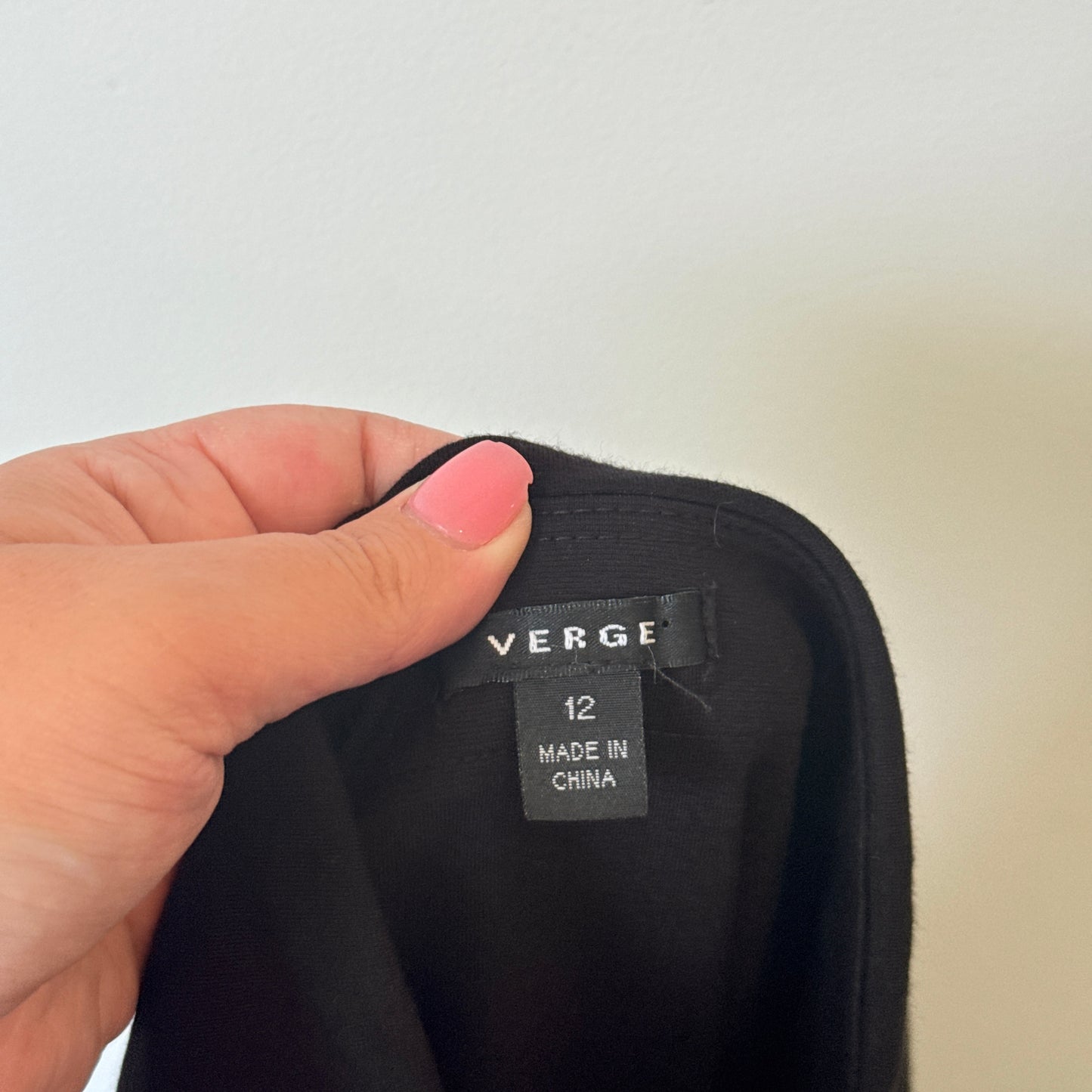 Verge Tiered Skirt Black - Size 12