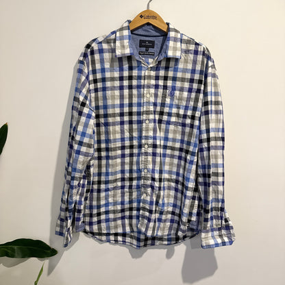 Blue Harbour Size XL Long-Sleeve Plaid Shirt