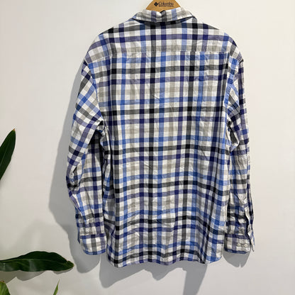 Blue Harbour Size XL Long-Sleeve Plaid Shirt