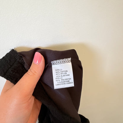 Mirrou Textured Mini Skirt Black - Size M