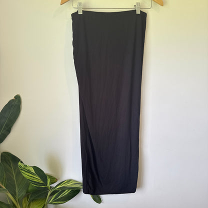 H&M Divided Split Leg Maxi Skirt Black - Size S
