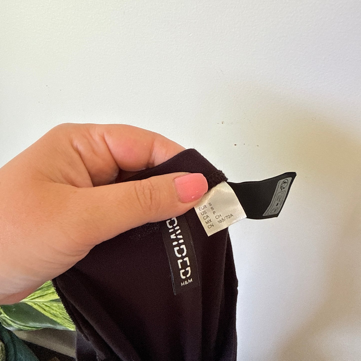 H&M Divided Split Leg Maxi Skirt Black - Size S