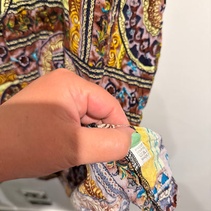 Patterned Kaftan | U/Arm to U/Arm 57cm (Needs Repair)