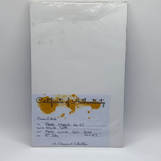 Black Magick No. 07 Signed by Artist Nicola Scott (Image Comics)