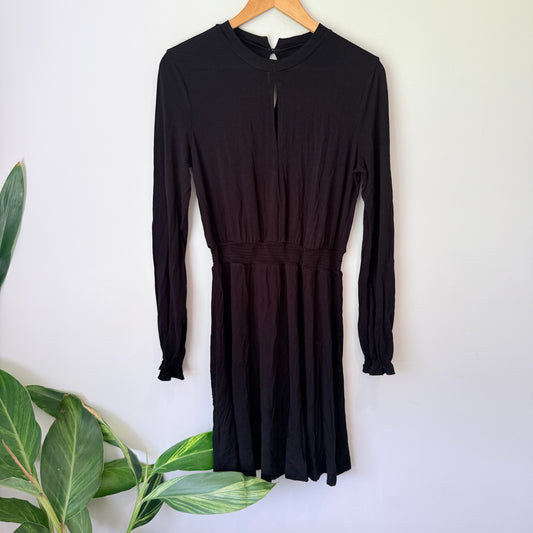 Dotti Size 12 Crew Neck Long Sleeve Dress