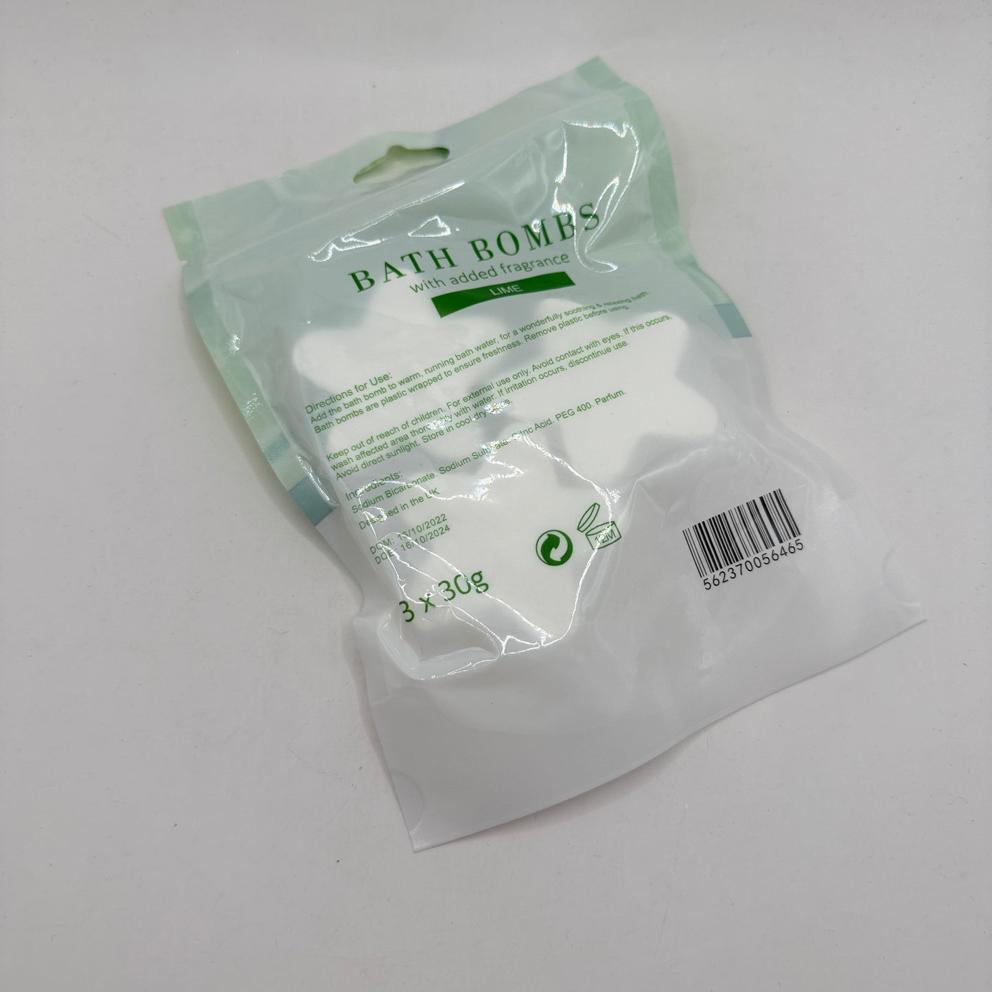 Lime Bath Bombs 3-Pack