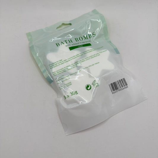 Lime Bath Bombs 3-Pack