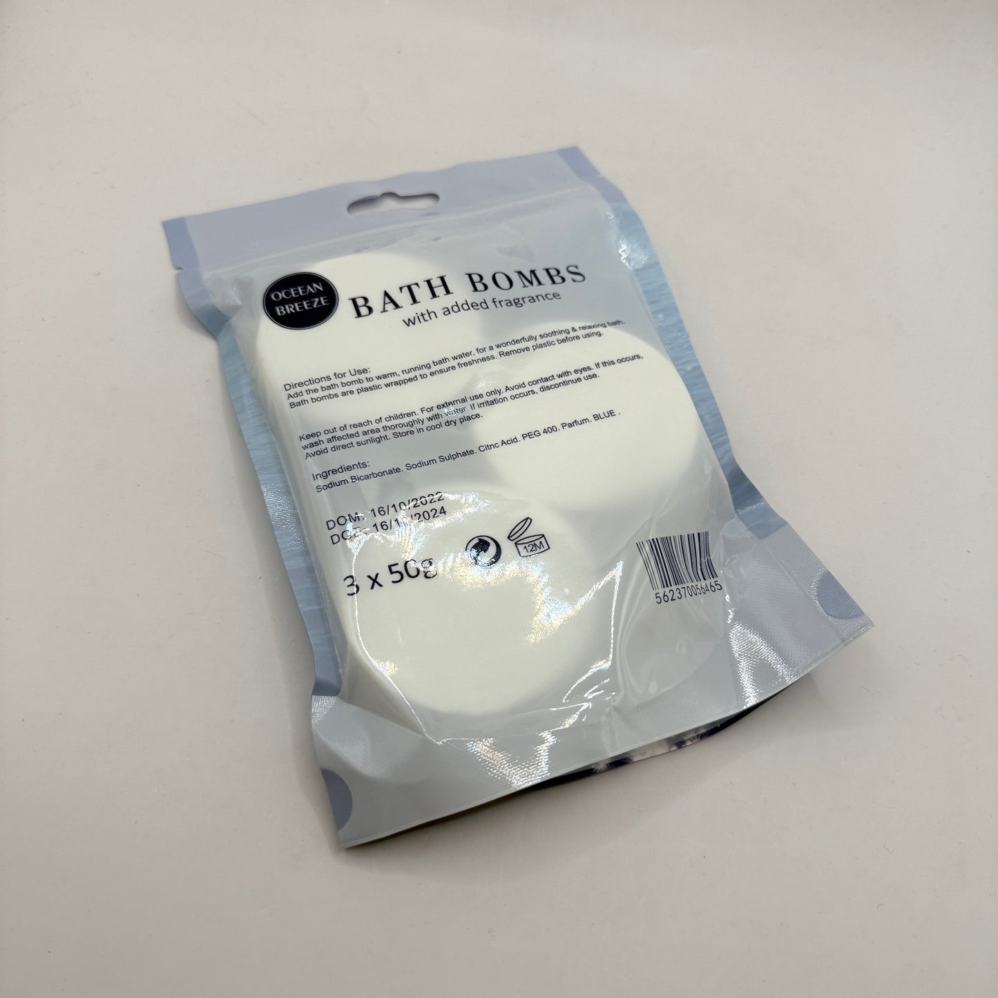 Ocean Breeze Bath Bombs 3-Pack