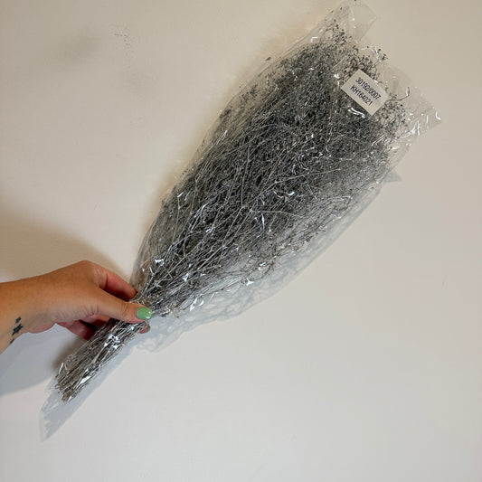 Silver Decorative Dried Stems