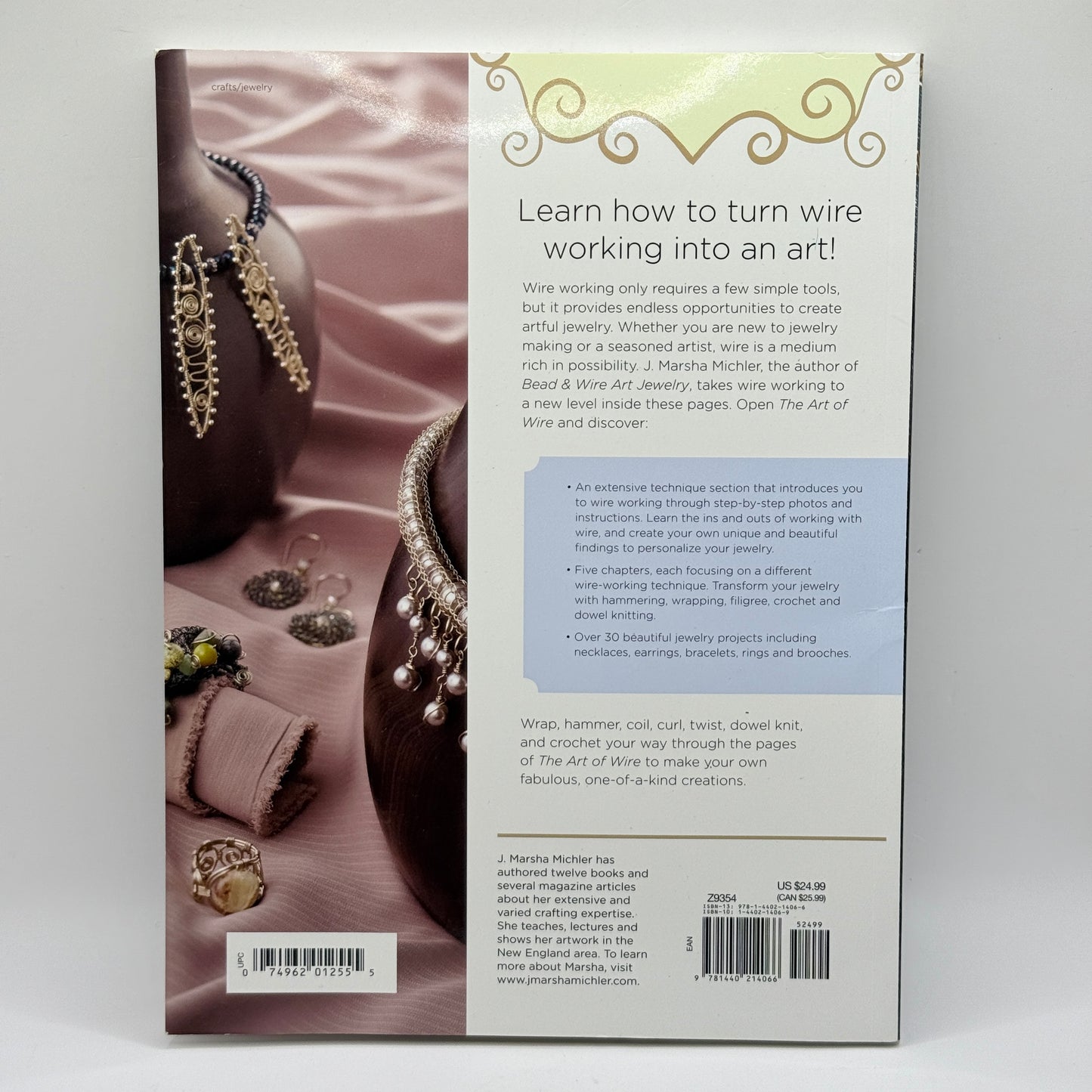 The Art of Wire: Techniques for Designer Jewelry by J. Marsha Michler