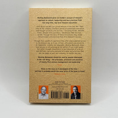 Working Backwards by Colin Bryar & Bill Carr